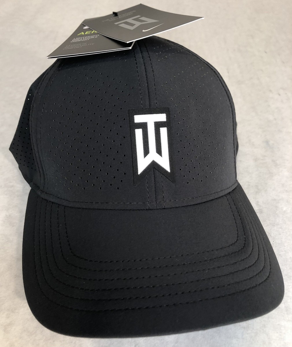 New Nike “Tiger Woods” Heritage86 Golf Hat Black [CW6792-010