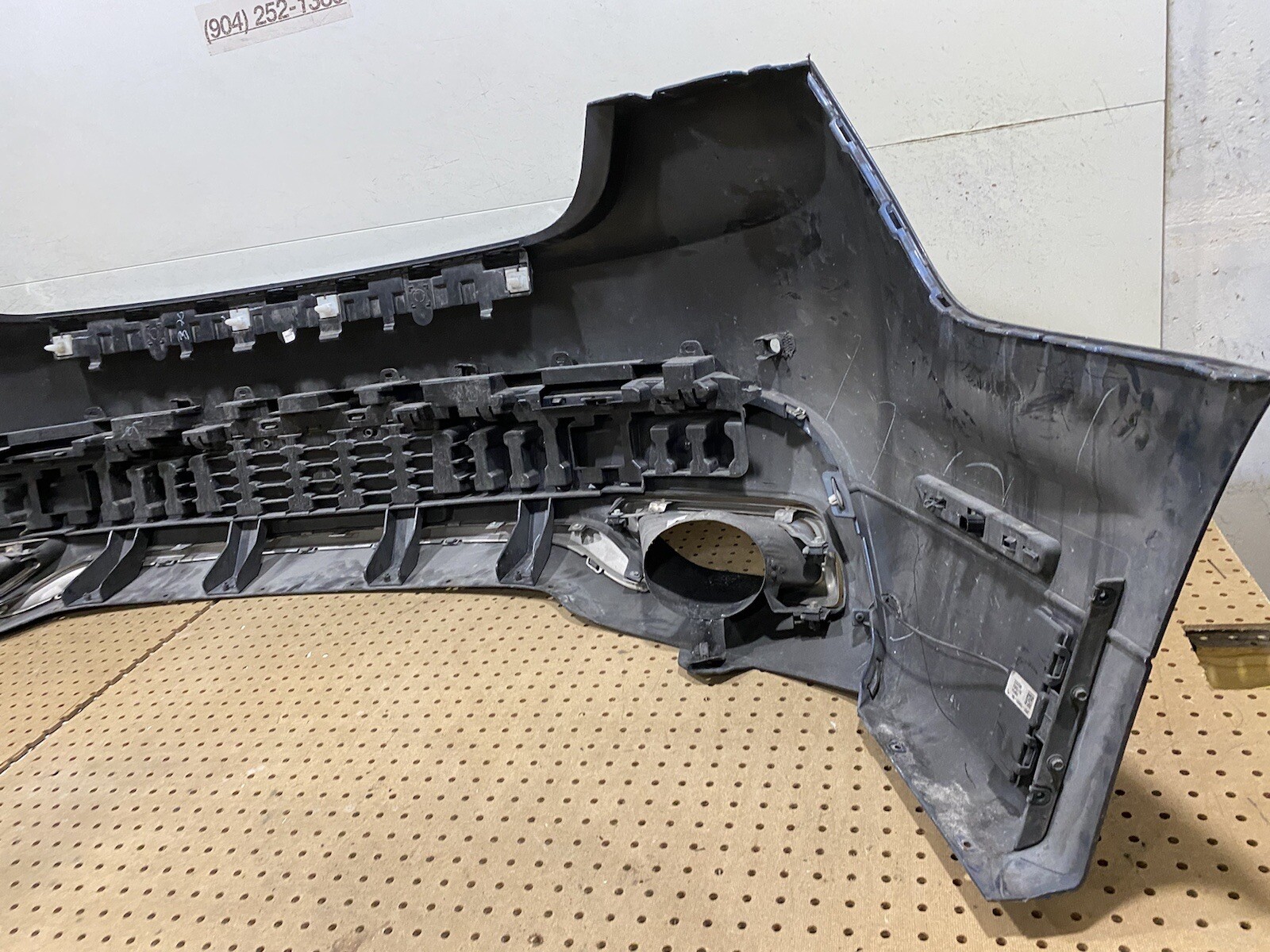 LINCOLN MKZ REAR BUMPER COVER W/ PARKING ASSIST SENSOR HOLES OEM 2017