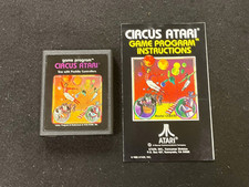 ATARI CIRCUS ATARI GAME  INSTRUCTIONS MANUAL CX2630 1978