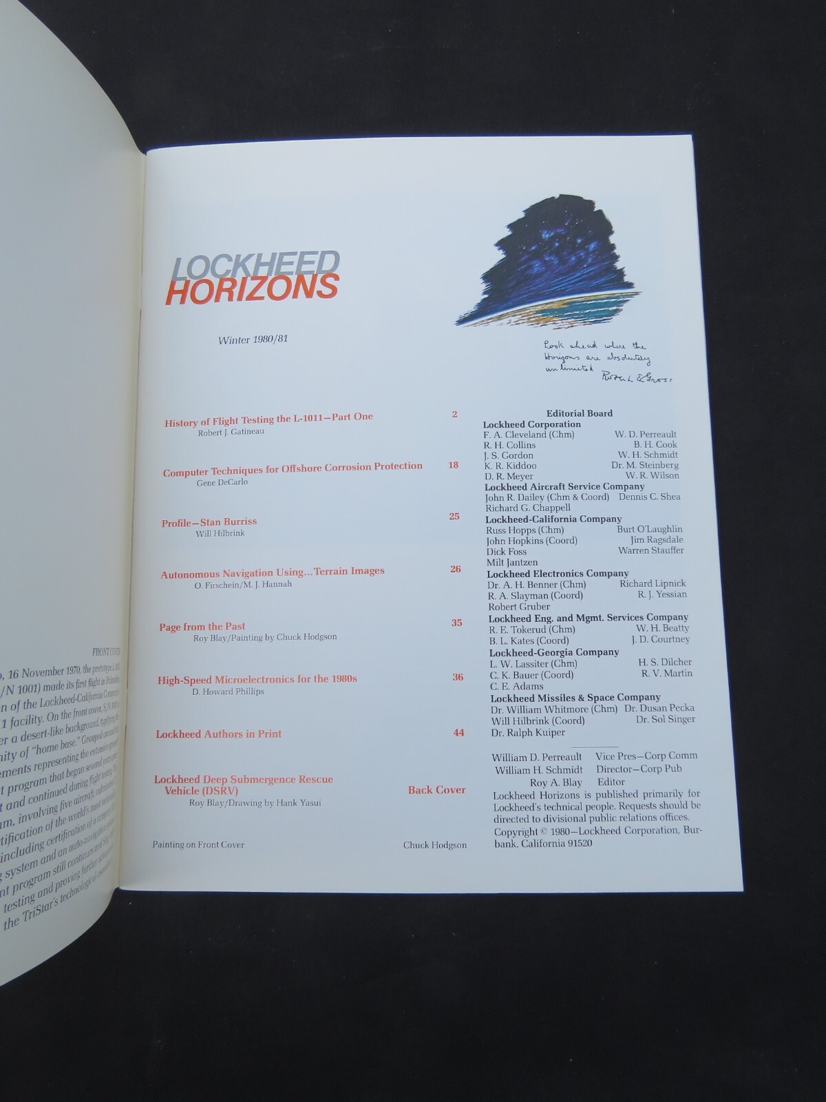 Lockheed Horizons Magazine Winter 1980/ 1981