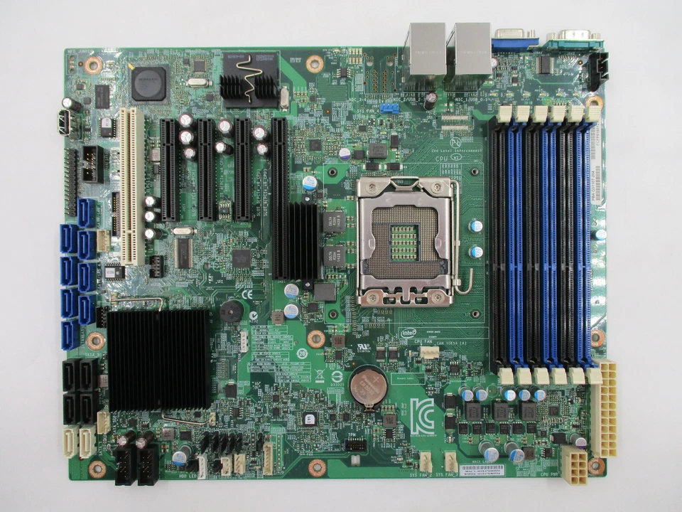 Placa madre Intel DBS1400FP4 S1400FP4 LGA 1356 para servidor P/N: G51107-204 probada Foto 4 de 4