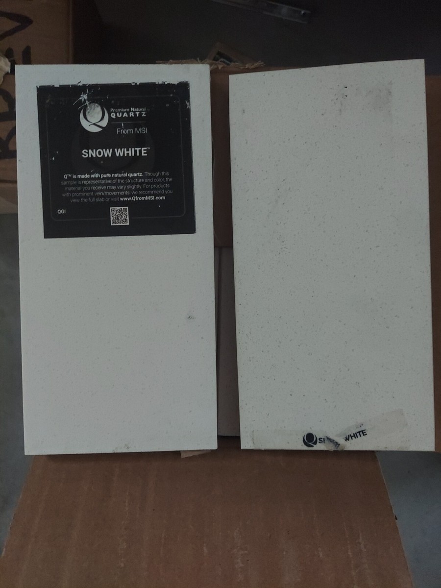 MSI Snow White quartz Tile Size 5x10 Thickneas 3/4th