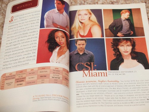 Fall Preview TV Guide: 2000-2009, 10 issues; 2007 Sneak Peak; 2000-08 Return Fav - Picture 12 of 24