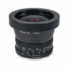 TTartisan 7.5mm F2.0 Wide Angle Fisheye Lens For Sony E Mount A6600 A6400 Camera