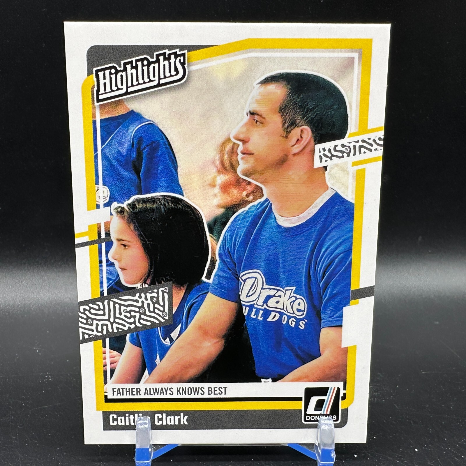 Caitlin Clark 2024 Panini Collection Iowa Highlights H2 Father Knows Best