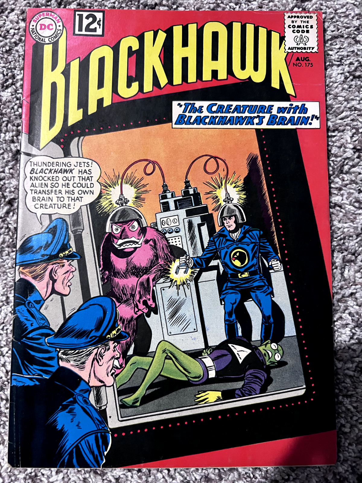 Blackhawk #175 F The Creature With Blackhawks Brain