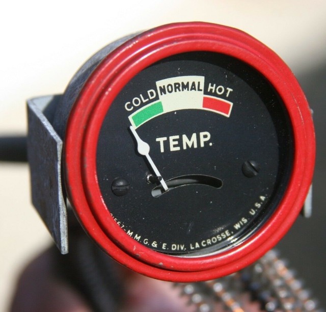 Vintage MMG&E 2 1/16" Mechanical Water Temp Temperature Gauge eBay