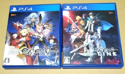 Lot 2 PS4 Fate EXTELLA EXTELLA Link Sony PlayStation 4 Japan Tested