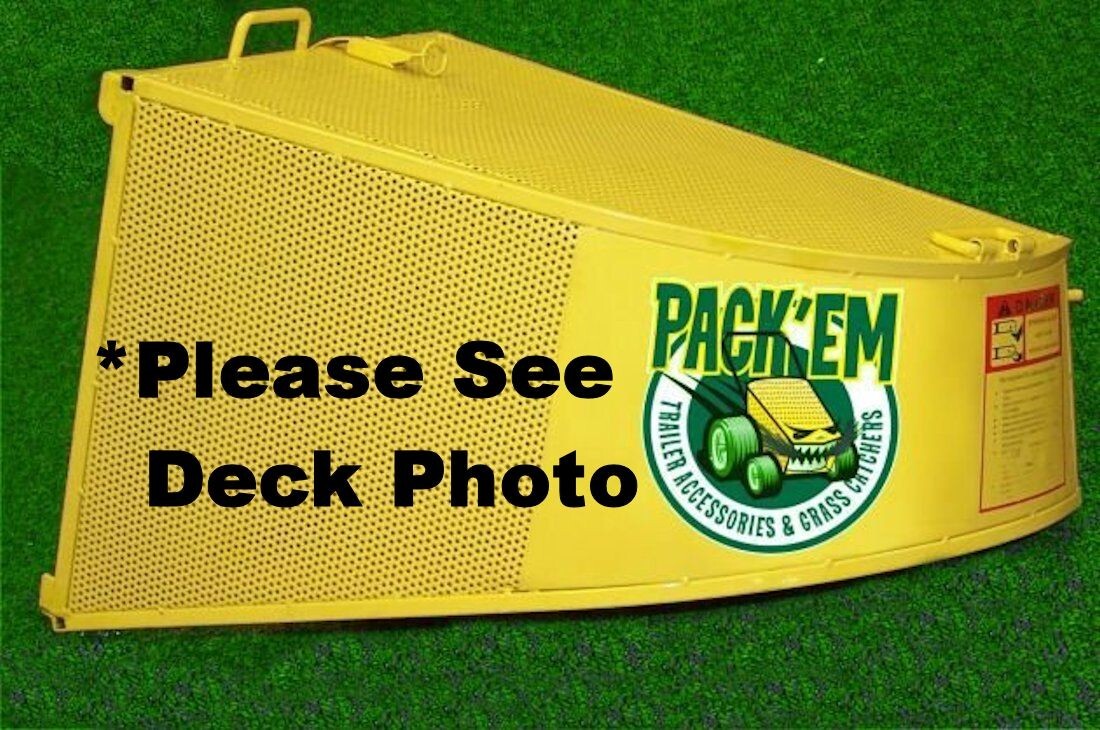 Rack'em RC-OB4 Steel Grass Catcher with Swing Door - 4.4 cu ft for