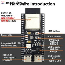 N8R2/N16R8 ESP32-S3 Core Board Development Board Kit For DevKitC-1 WM-1
