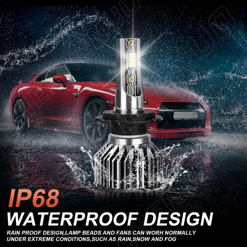 For Mercedes-Benz C250 C300 C350 4pc Combo Headlight High Low Beam LED Bulbs V2T - Picture 7 of 11