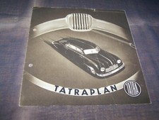 TOPRARITÄT Herrlicher Prospekt Tatra Tatraplan von 1948 !!!