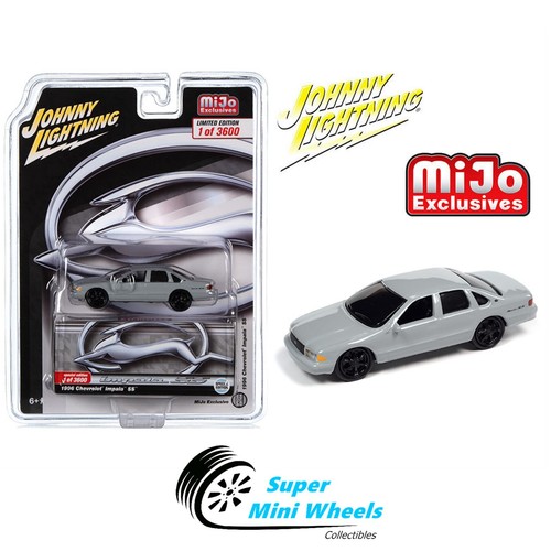 Johnny Lightning 1:64 - 1996 Chevrolet Impala SS Custom Grey - Mijo Exclusive - 第 1/2 張圖片