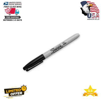 Sharpie Fine Point Permanent Marker, Black (2-Pack)