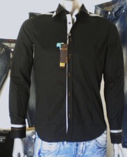 Camicia Uomo slim elasticcizata stretch Taglia L Made in Italy