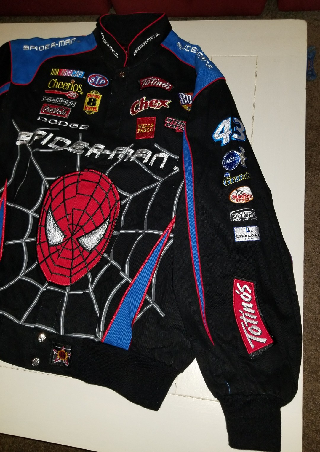 Richard Petty RACING JACKET Spiderman 