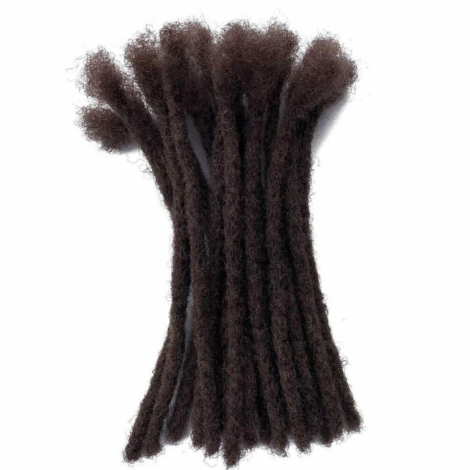 Extensiones Dreadlock 100 % cabello humano real completo hecho a mano afro torcido trenzado cabello Foto 2 de 4