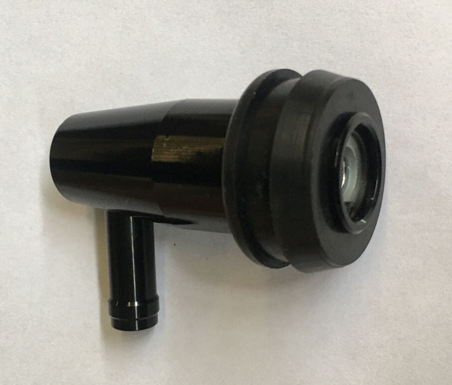 Mini PCV Valve Cover Tube BLACK Aluminum Breather For Chevy Ford eBay