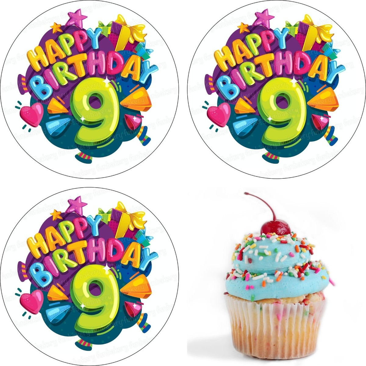Geburtstagskarte Zum 80. Geburtstag – Mit Schmetterlingen & Cupcakes, Goldfolien-Prägung, 159x235 Mm, Aus UK