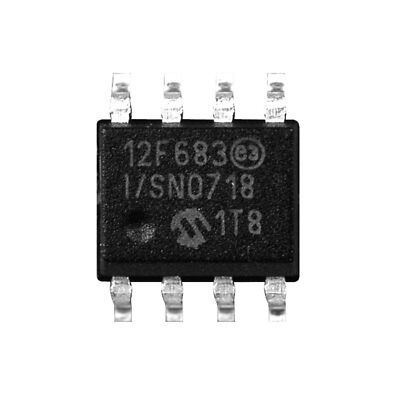 Microchip 8-Bit Microcontroller 1,75KB 5I-O 4MHz 0,128KB PIC12 SO-8