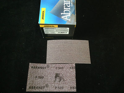 Mirka Abranet Gitternetz Schleifstreifen 70x125mm P500 (50 Stk.)