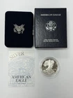 1999 P American Silver Eagle Choice Proof Bullion $1 Coin OGP COA