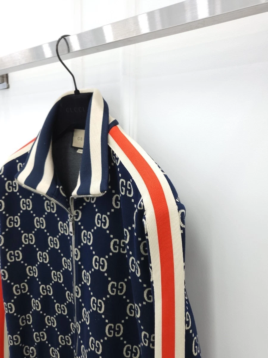 Giacca Gucci GG jacquard con zip 496919 121055274