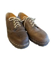 Vintage Dr. Doc Martens Men's 13US Leather Oxfords Brown Made in England Np4c