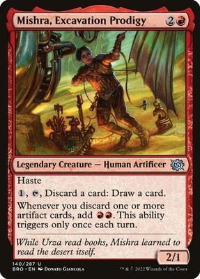 [MTG] Mishra, Excavation Prodigy (Foil) (140) (BRO) LP-HP
