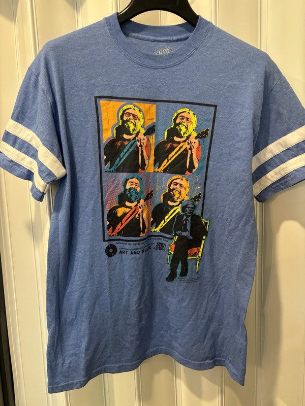 Art And Music Jerry Garcia Andy Warhol Size Medium
