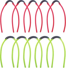 Elastic Rubber Tubular Bands, 10 Pieces Slingshot Replacement Band Sets Heavy Pu