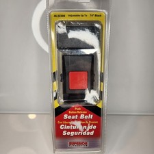 New Superior Automotive 46-3230b Auto Seat Belt 74 Black Push Button Release