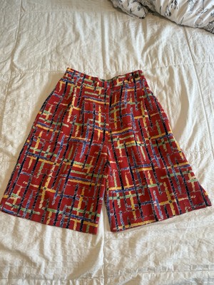 Vintage 90s Park Avenue Women s Size M Plaid Long Shorts Made In USA