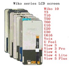 LCD Digitizer For Wiko 10 T3 T10 T50 T60 U10 U20 U30 U616 View 3 Pro View 5 Plus