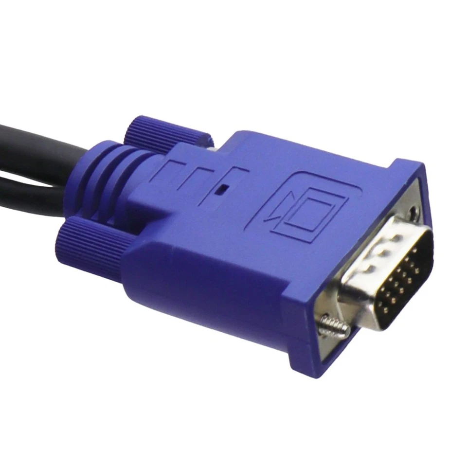 StarTech (10ft / 3m) Ultra Thin USB VGA 2-in-1 KVM Switch Cable (SVECONUS10) - Image 3 of 3