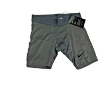 Nike Pro Boy's Training Compression Dri-fit Short AQ9593 Gray Size M
