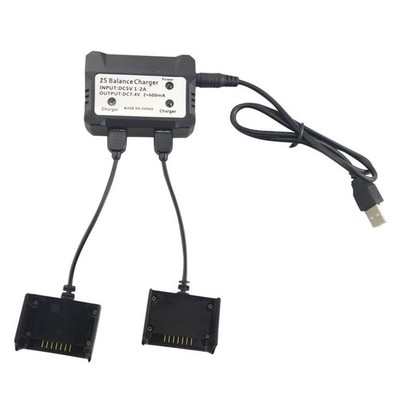 2IN1 Lipo Akku 2S 7,4V USB Balance Ladegerät Für MJX Bugs 3 Pro B3pro