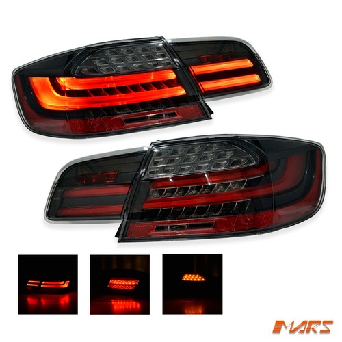 Black M3 LCI Style 3D Stripe Bar LED Tail Lights for BMW 3-Series E92 Coupe & M3 - Bild 3 von 11