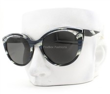Alain Mikli Elinetta Sunglasses Blue White Horn Havana A05066 003/87 No Case
