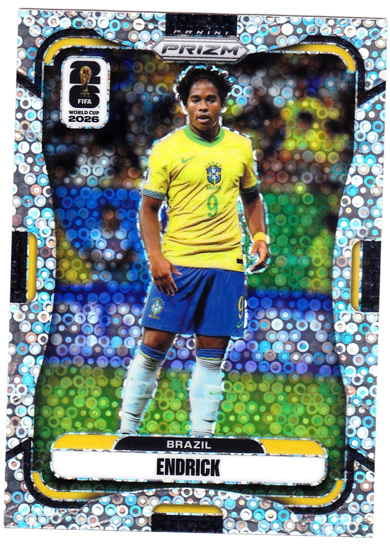 Endrick 2026 Panini Prizm FIFA World Cup 2026 Soccer Disco Prizm