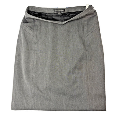 Express Design Studio Editor Gray Pencil Skirt Black Size 4 Y2K Business Office