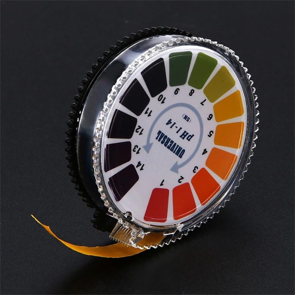 PH Teststreifen 6 Rollen - Universelle PH Messstreifen Für Wasser, Boden Und Labor 0-14 Bereich