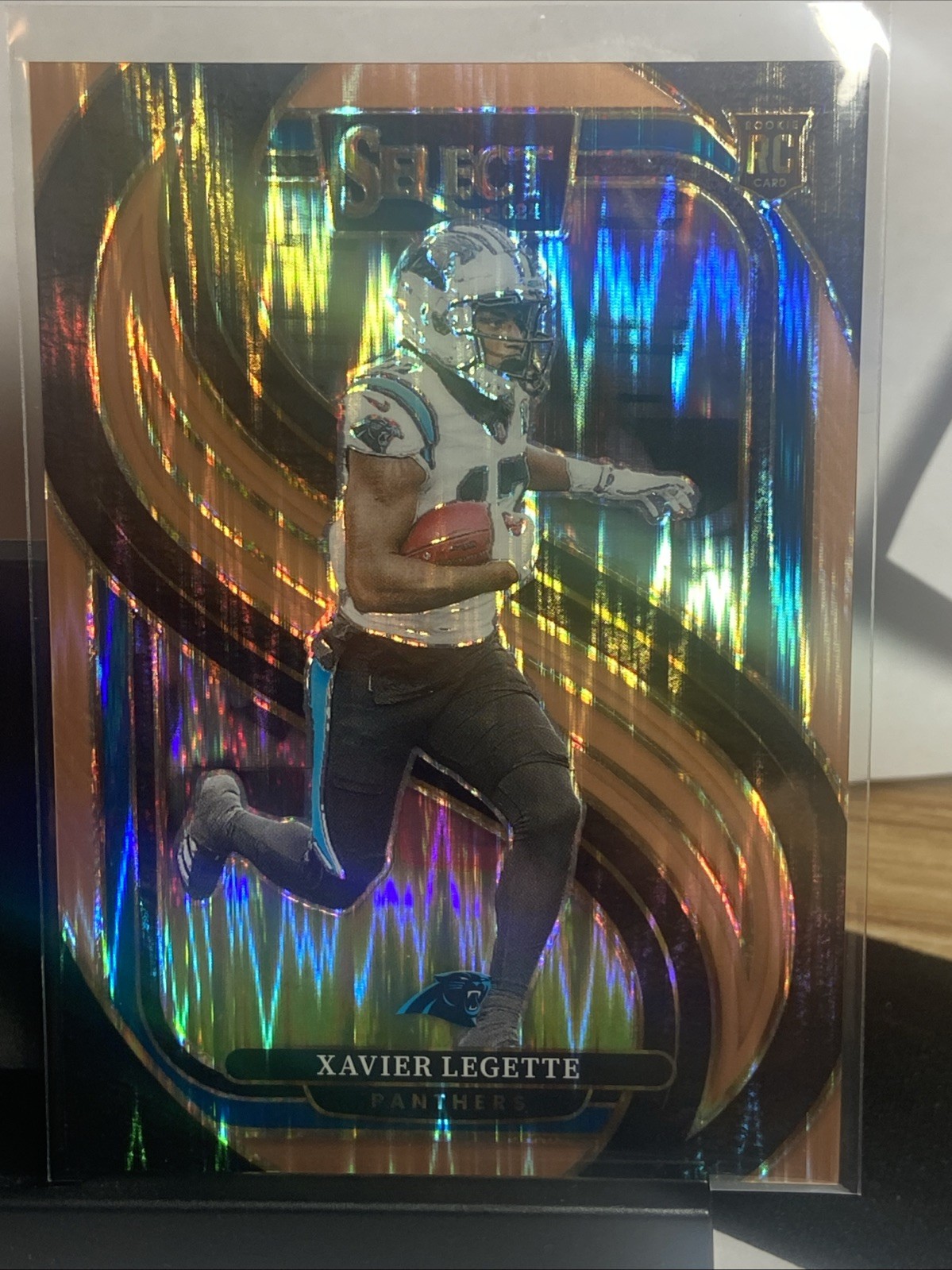Xavier Legette RC 2024 Select Premier Copper Shock #’d 238/299 Carolina Panthers