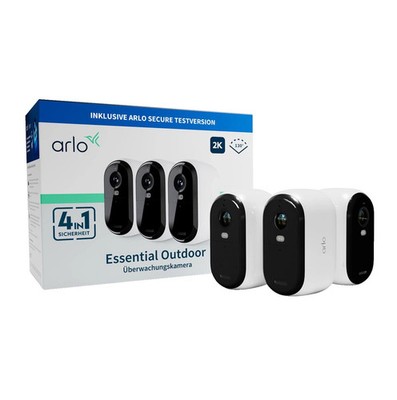 ARLO 3er-Pack Essential 2K Outdoor, Überwachungskamera