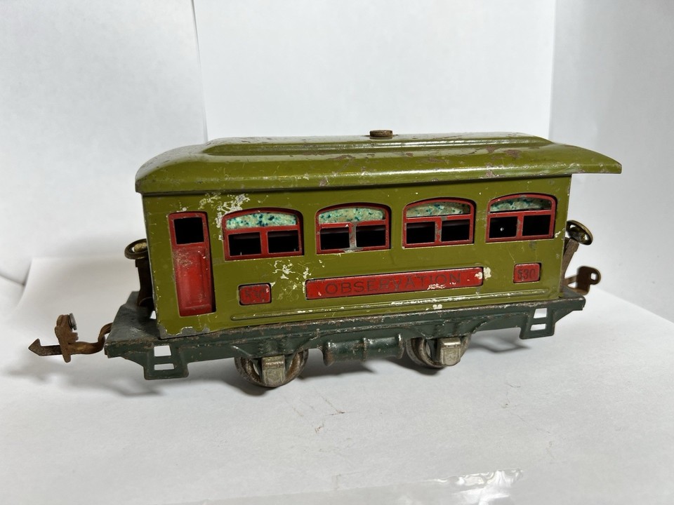 Linel 252 LIONEL PREWAR O GAUGE 252 ELECTRIC LOCO & 2-529, 530 PASSENGER CARS SET ...