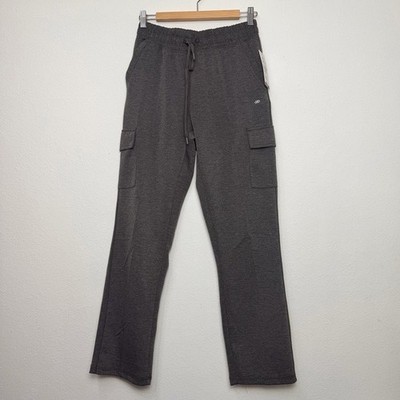 LEG3ND Mens Cargo Sweatpants Black Heather joggers Size M NEW
