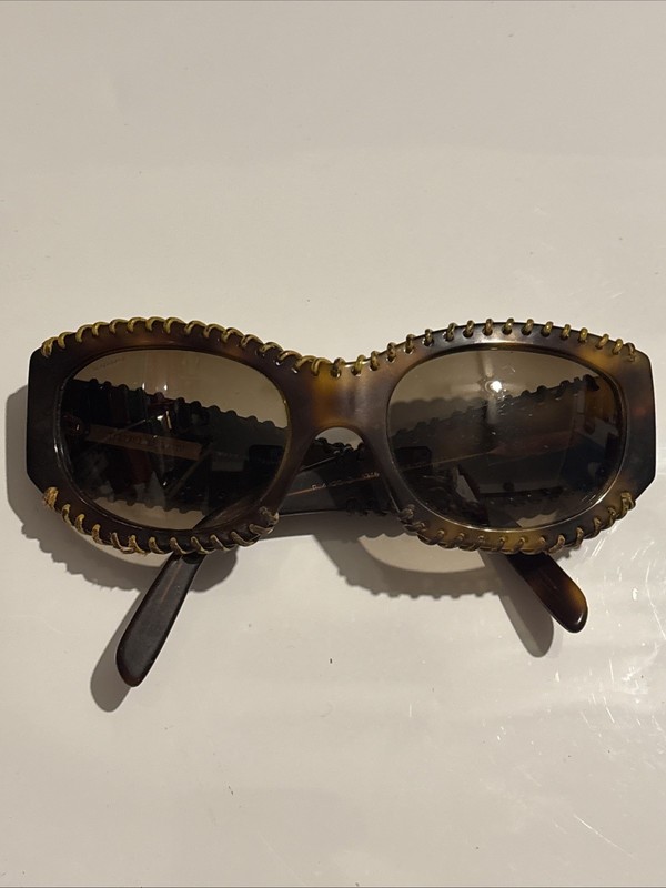 Auth.Burberry BE4120Q (color code 3316/13) Whipstitch Tortoiseshell Sunglasses.