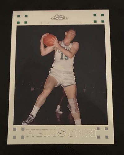2007 Topps Chrome Tom Heinsohn #63 card
