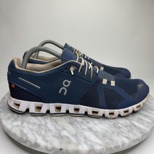 On Cloud Cloud 5 Blue/White Running Athletic Shoes Women's Size 10