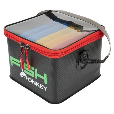 Tackle Bag Container 6pcs Insert Box Saltwater Tackle Bag Container Black